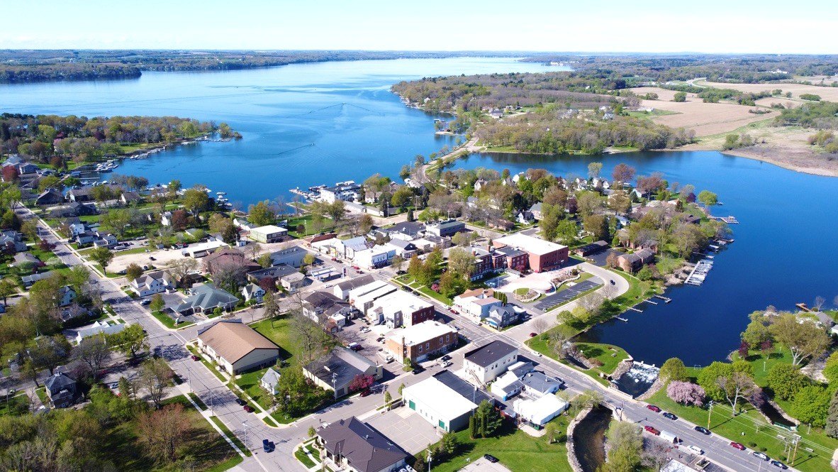 Downtown Green Lake near Goat Creek